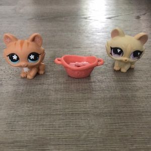 Littlest pet shop cat lot